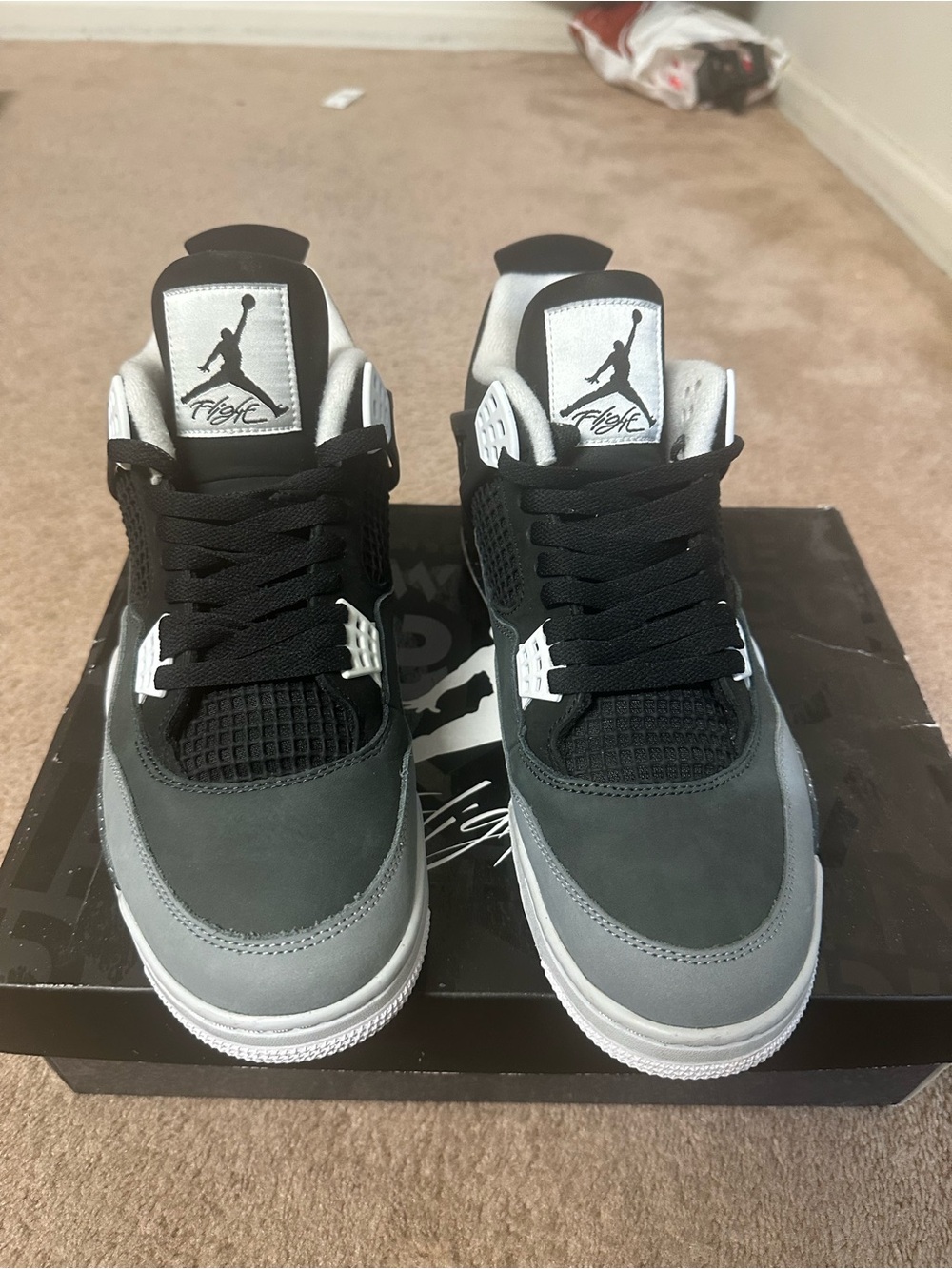 Jordan Men's High-Top Sneakers - Black & Gray